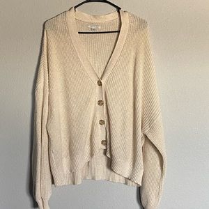 Tan cropped sweater